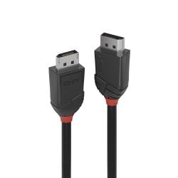 0.5m DisplayPort 2.1 54G Cable, Black Line
