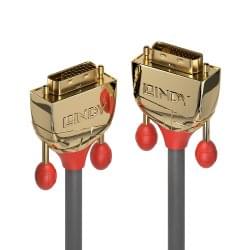 0.5m DVI-D Dual Link Cable, Gold Line