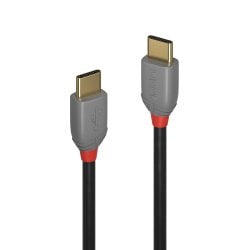 0.5m USB 2.0 USB-C to C Cable, 480Mbps, 60W PD, Anthra Line