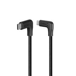 0.5m USB 3.2 Right-Angled USB-C to Right-Angled USB-C Cable, 10Gbps, 4K60, 60W PD