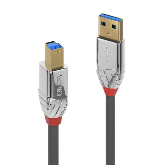 0.5m USB 3.2 Type A to B Cable, 5Gbps, Cromo Line