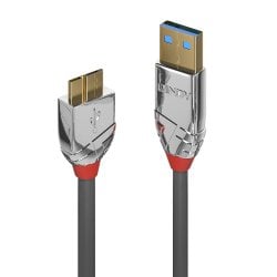 0.5m USB 3.2 Type A to Micro-B Cable, 5Gbps, Cromo Line