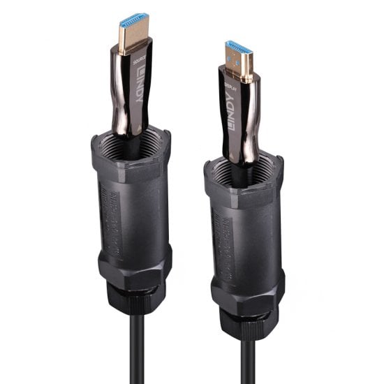 10m Armoured Fibre Optic Hybrid HDMI 8K60 Cable