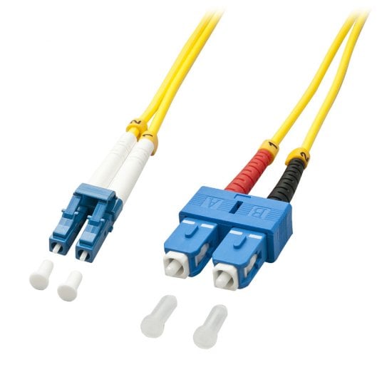 10m LC-SC OS2 9/125 Fibre Optic Patch Cable