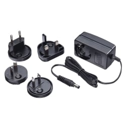 12VDC 1.25A Multi-country Power Supply, 5.5/2.1mm