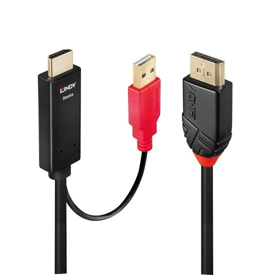 1m Active HDMI to DisplayPort 4k30Hz Adapter Cable