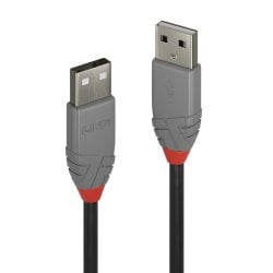 1m USB 2.0 Type A to A Cable, Anthra Line