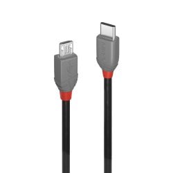 1m USB 2.0 Type C to Micro-B Cable, Anthra Line