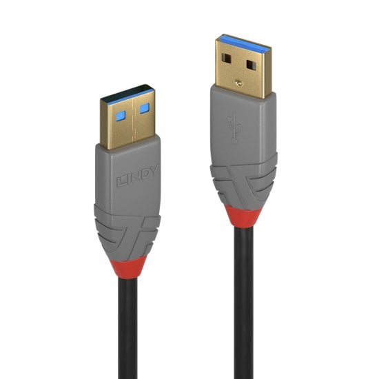 1m USB 3.2 Type A Cable, 5Gbps, Anthra Line