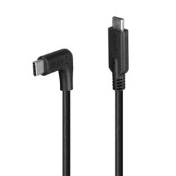 1m USB 3.2 USB-C to Right-Angled USB-C Cable, 10Gbps, 4K60, 60W PD