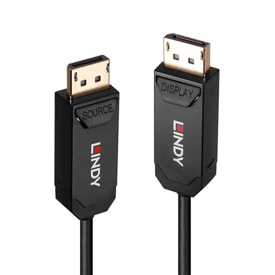 20m Fibre Optic Hybrid DP 2.0 UHBR10 Cable