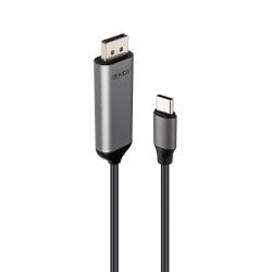 2m Bi-Directional USB Type C To DisplayPort 8K60Hz Cable