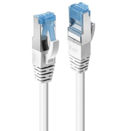 2m CAT6a S/FTP LS0H Snagless Gigabit Ethernet Cable, White