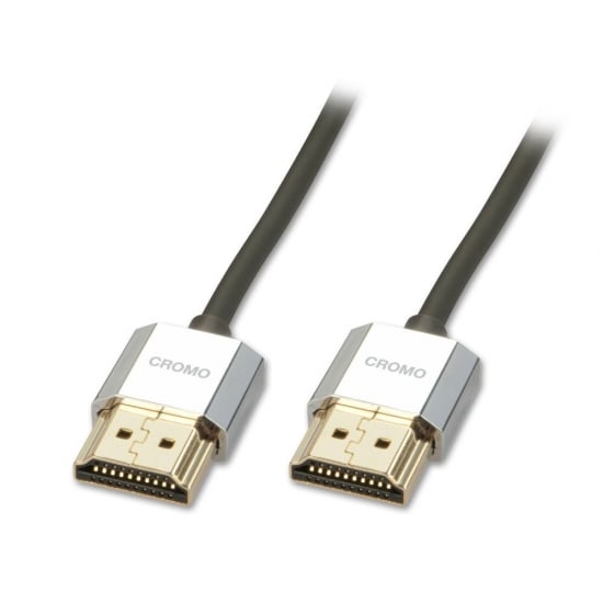 2m CROMO Slim High Speed HDMI Cable with Ethernet