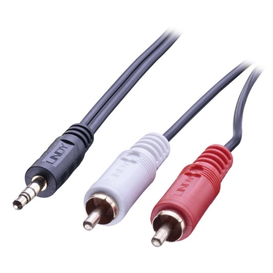 2m Premium Phono To 3.5mm Cable
