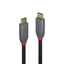 2m USB 3.2 USB-C to C Cable, 20Gbps, 4K60, 100W PD, Anthra Line