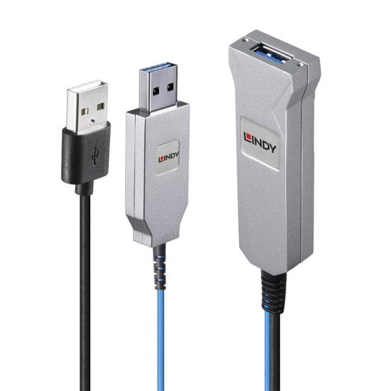 30m USB 3.2 Gen 1 Fibre Optic Cable