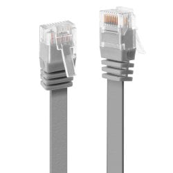 3m Cat.6 U/UTP Flat Ethernet Cable, Grey