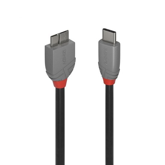 3m USB 3.2 Type C to Micro-B Cable, Anthra Line