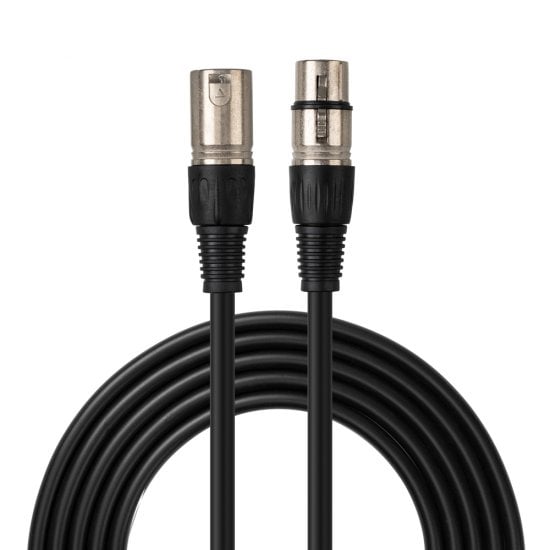 3m XLR Male to XLR Female Audio Cable