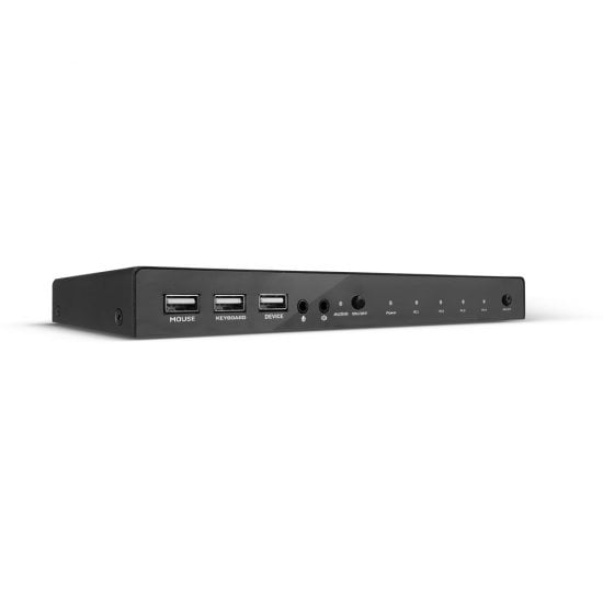 4 Port HDMI 4K60, USB 2.0 & Audio KVM Switch