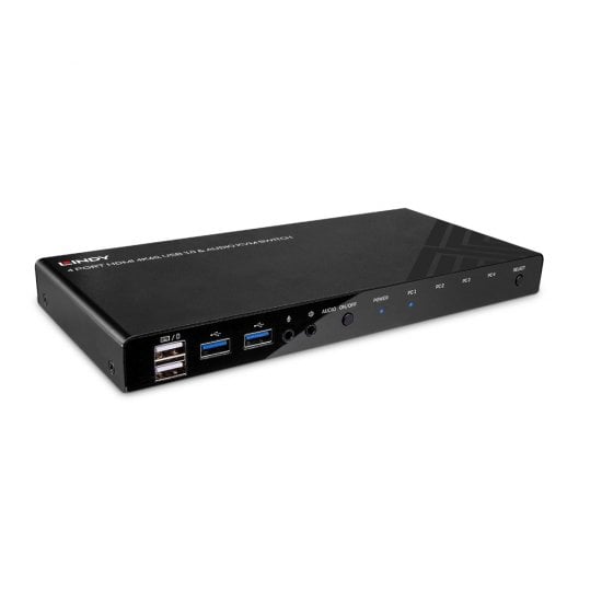 4 Port HDMI 4K60, USB 3.0 & Audio KVM Switch