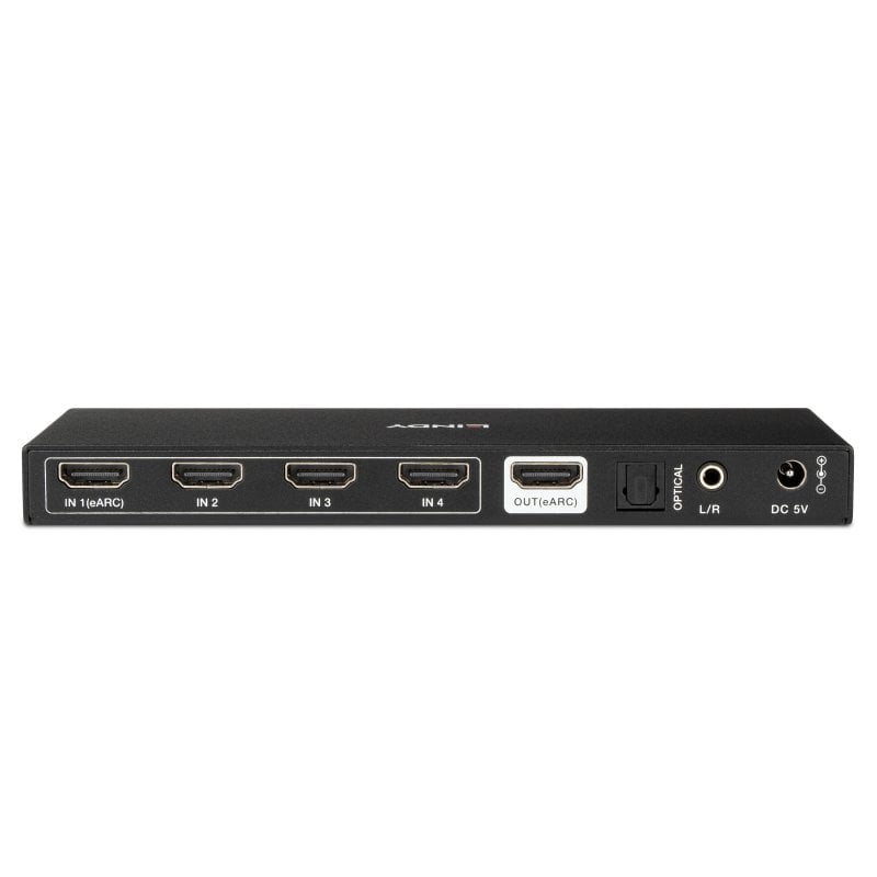 4 Port HDMI 8K60 Switch with eARC - Audio & Video from Lindy
