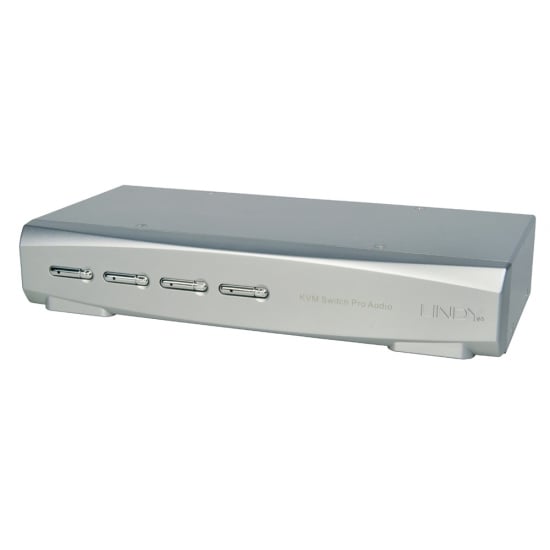 4 Port KVM Switch Pro USB 2.0, DisplayPort 1.2 with TTU