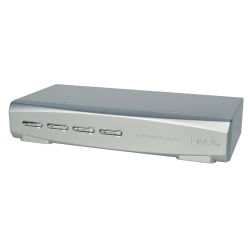 4 Port KVM Switch Pro USB 2.0, DisplayPort 1.2 with TTU