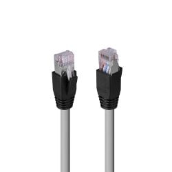 50m Cat.6A U/FTP LSZH Solid Core Ethernet Cable, Grey