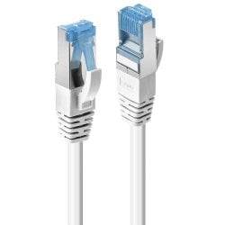 5m CAT6a S/FTP LS0H Snagless Gigabit Ethernet Cable, White