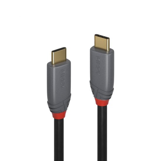 5m USB 3.2  Type C to C Cable, 10Gbps, 100W PD, Anthra Line