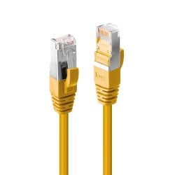 7.5m CAT6a S/FTP LS0H Snagless Gigabit Ethernet Cable, Yellow