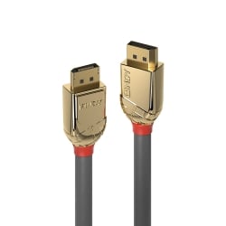 7.5m DisplayPort 1.2 Cable, Gold Line