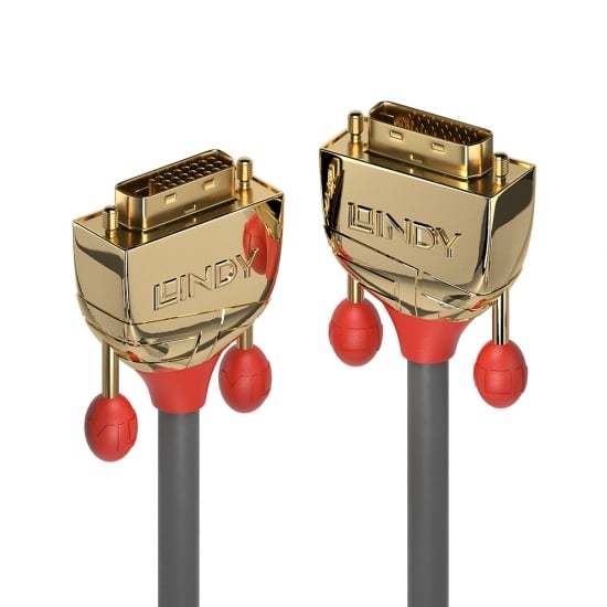 7.5m DVI-D Dual Link Cable, Gold Line