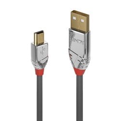 7.5m USB 2.0 Type A to Mini-B Cable, Cromo Line