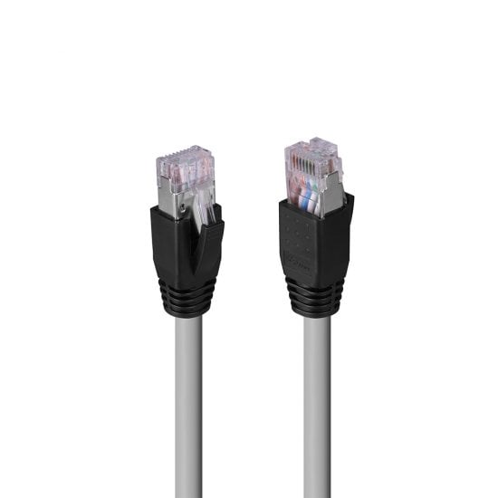 80m Cat.6A U/FTP LSZH Solid Core Ethernet Cable, Grey