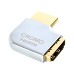 CROMO HDMI Male to HDMI Female 90 Degree Right Angle Adapter - Right