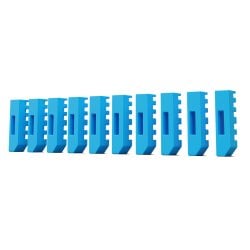 DisplayPort Blocker Extra Lock Pack, Blue (10x Locks)