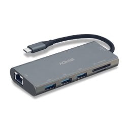 DST-Mini Plus Laptop Docking Station | USB-C | 1x 4K HDMI®, 1x VGA | Pass-Through Charging