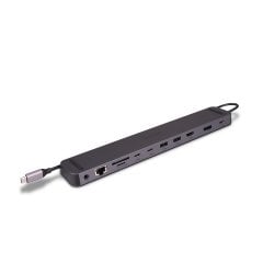 DST-Mini XT 810 Laptop Docking Station | USB-C | 1x 8K DP, 2x 4K HDMI®/DP | 100W PD