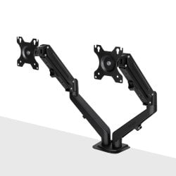 Dual Mount Desktop Gas Spring Arm - Black