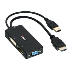 HDMI to DisplayPort, DVI-D & VGA Converter