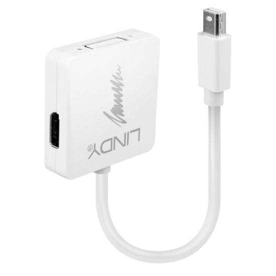 Mini DisplayPort 1.2 to DisplayPort 1.2, HDMI 1.4 & DVI Converter