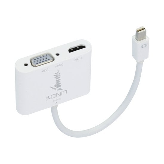 Mini DisplayPort 1.2 to HDMI 1.4 & VGA Converter