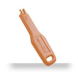 RJ45 Port Blocker Extra Key, Orange (1x Key)