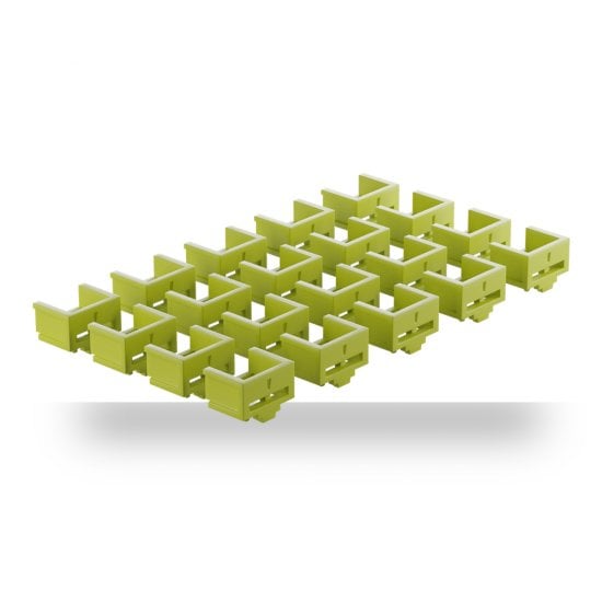 RJ45 Port Blocker Extra Lock Pack, Green (20x Locks)