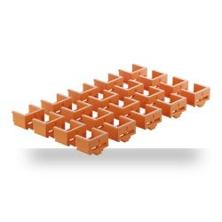 RJ45 Port Blocker Extra Lock Pack, Orange (20x Locks)