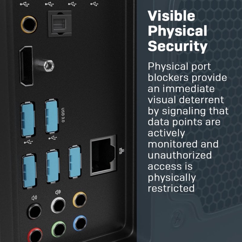 USB Type A Port Blocker | Physical USB Security & Data Protection