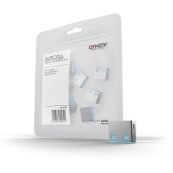 USB-A Port Blocker Extra Lock Pack, Blue (10x Locks)
